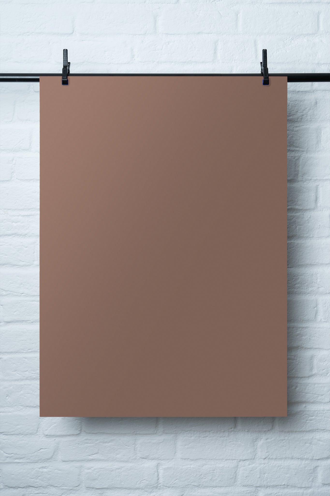 Backdrop „Cappuccino" – Brauner Fotohintergrund - BACKDROP SHOP