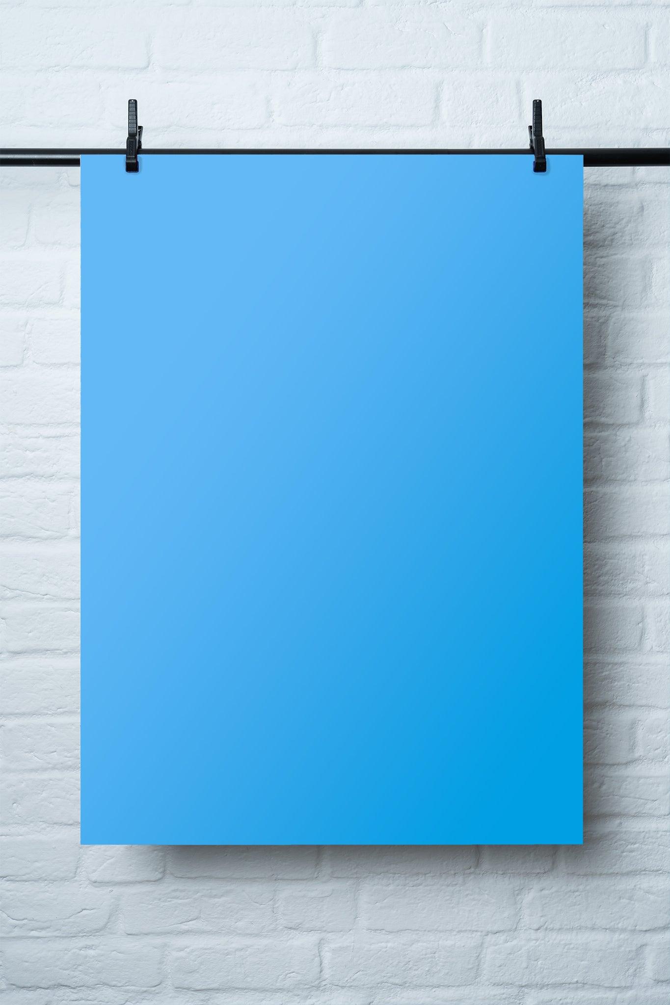 Backdrop „Schmetterlingserbsenblüte“ – Cyan Fotohintergrund - BACKDROP SHOP