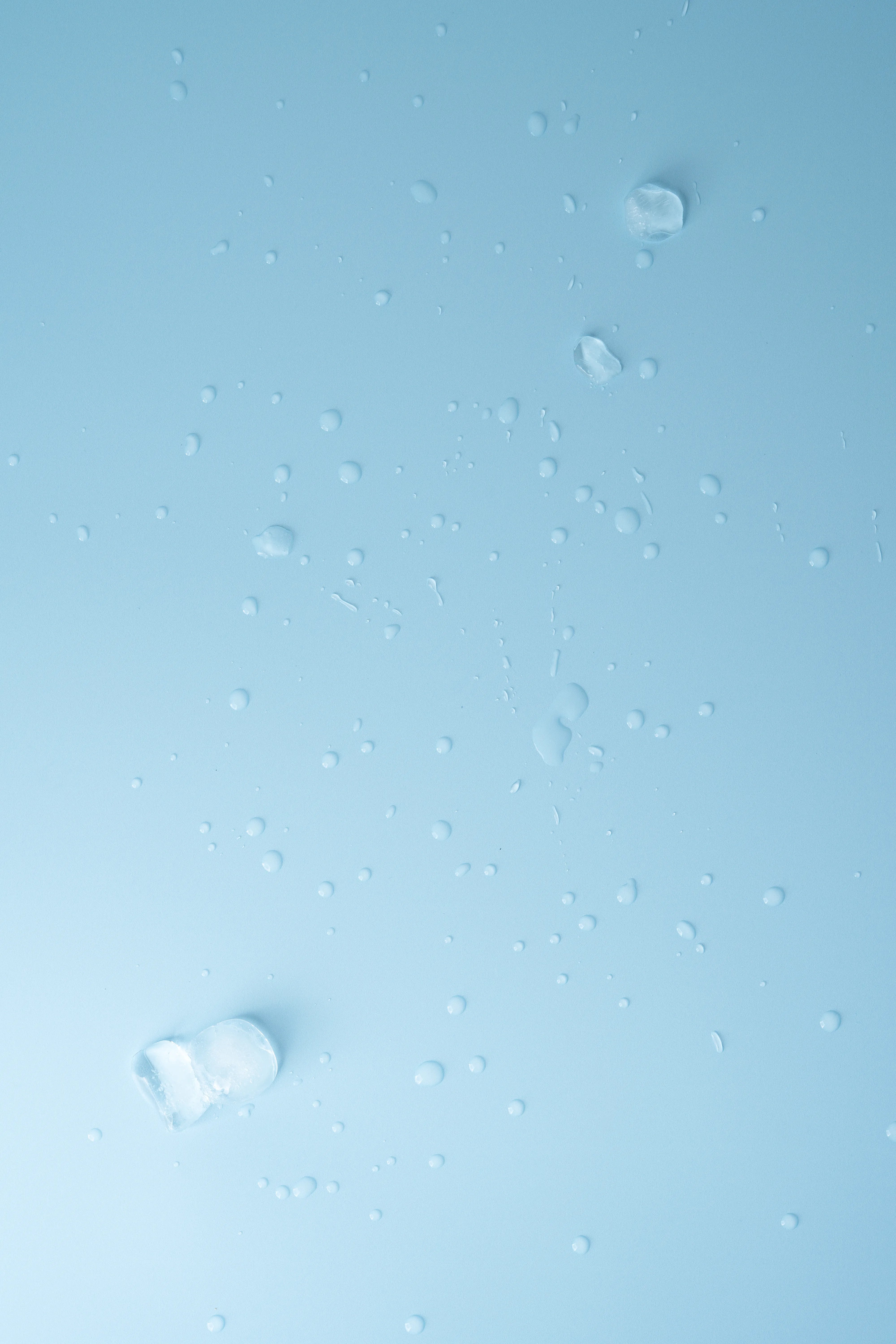 Backdrop „Eisblau Hell" – Blauer Fotohintergrund