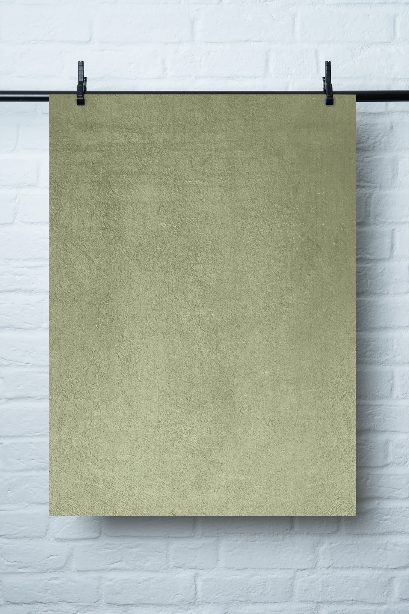 Vinyl Backdrop „Khaki Textur“ – Grüner Fotohintergrund für Foodfotografie, Made in Germany, 60x90cm