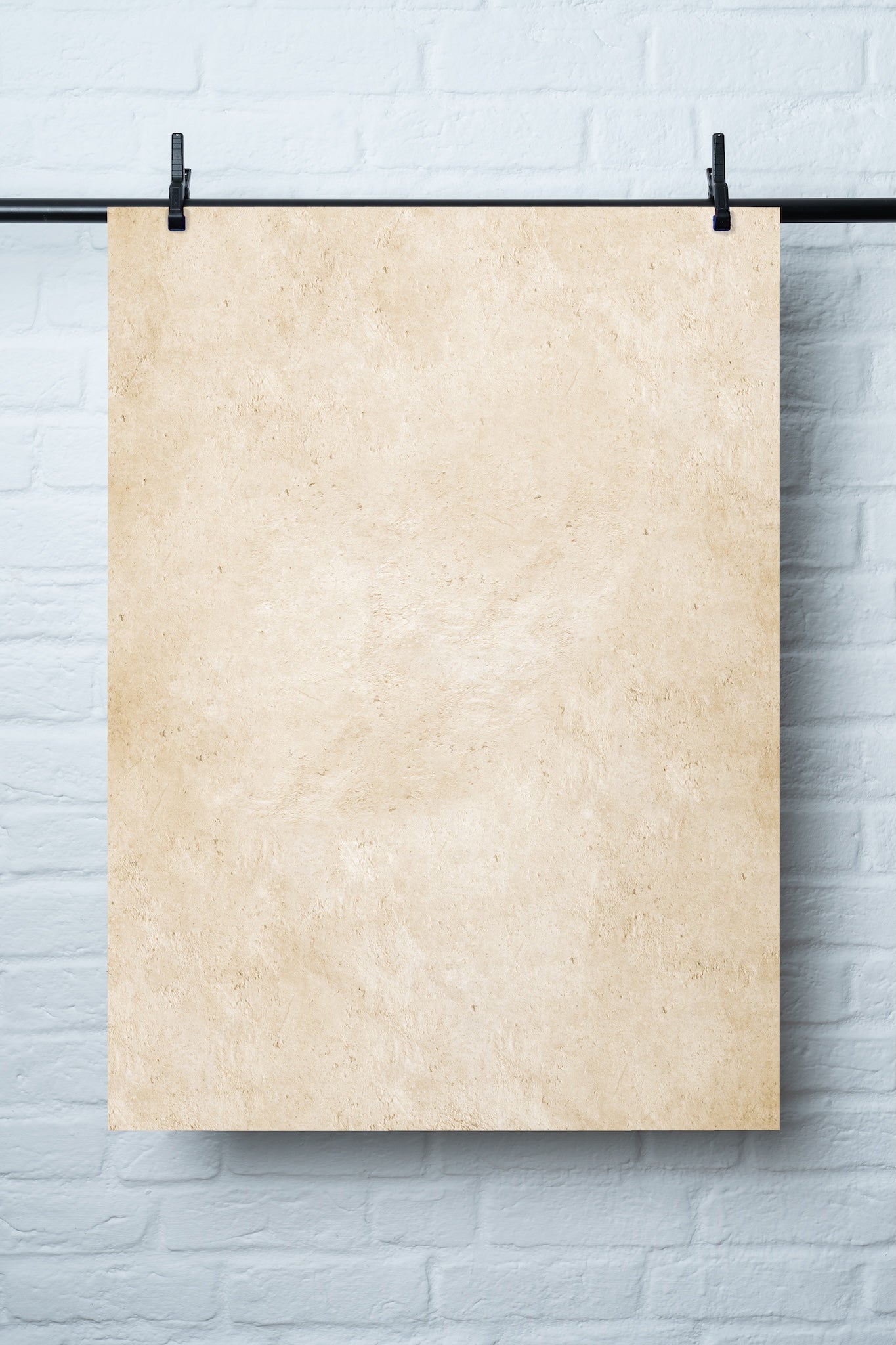Vinyl Backdrop „Mandel Porridge" – Beiger Fotohintergrund für Foodfotografie, Made in Germany, 60x90cm