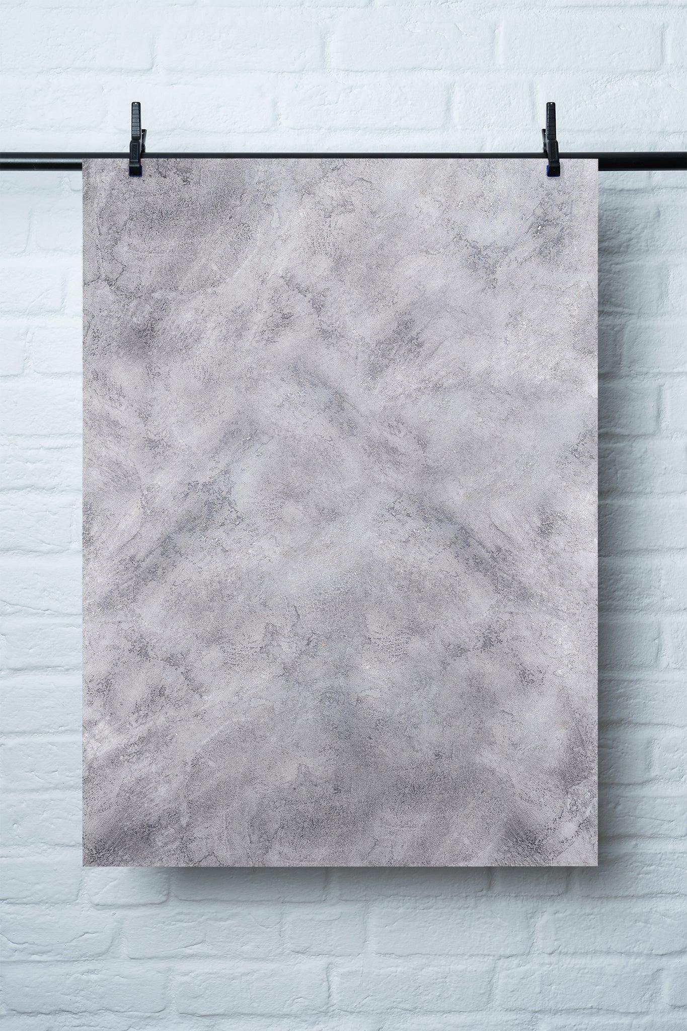 Vinyl Backdrop „CHia“ – Grauer Fotohintergrund für Foodfotografie, Made in Germany, 60x90cm