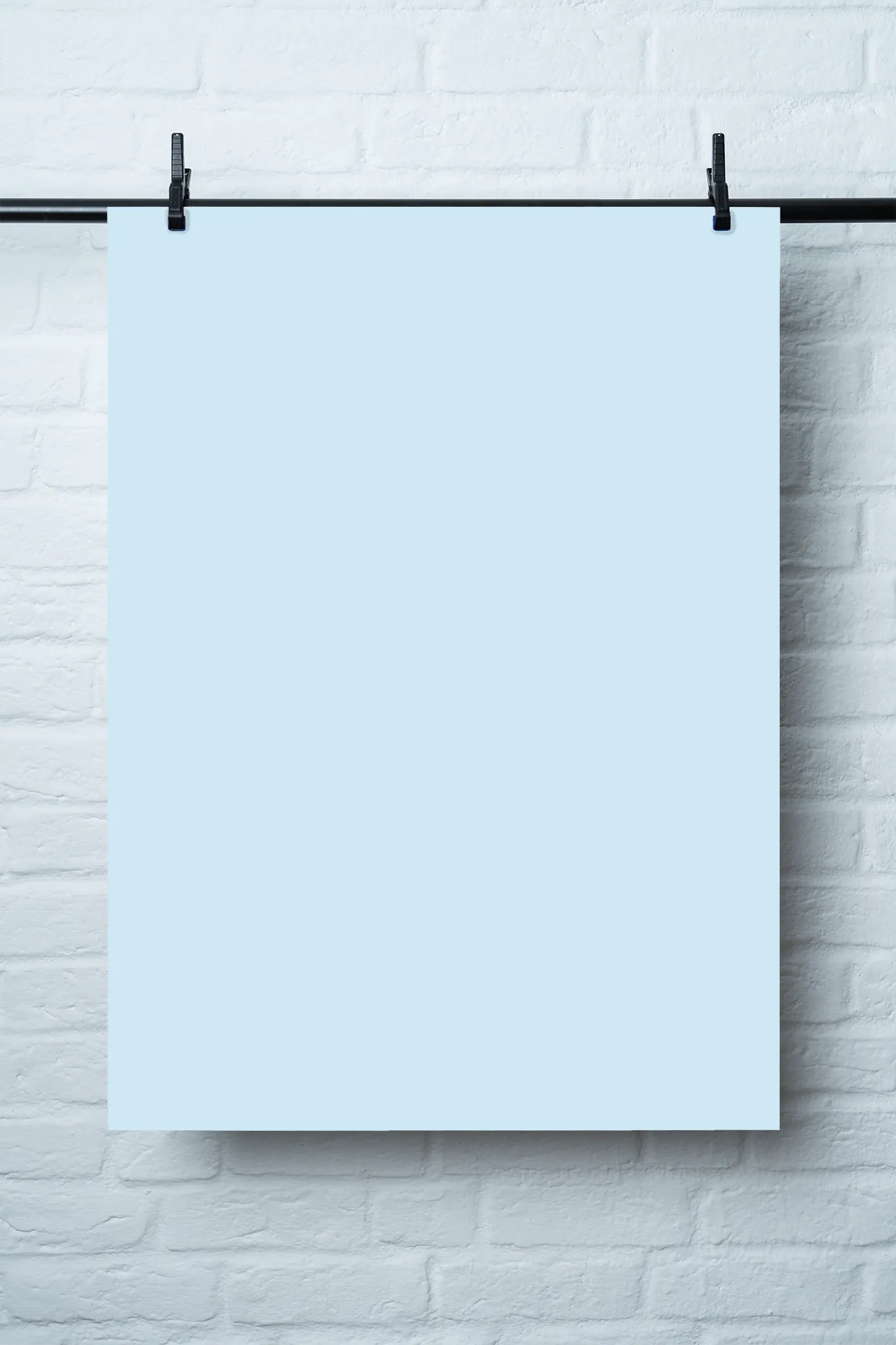 Vinyl Backdrop „Eisblau Hell“ – Blauer Fotohintergrund für Foodfotografie, Made in Germany, 60x90cm