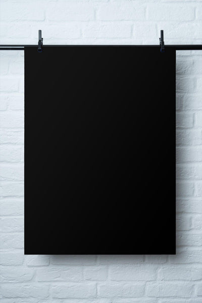 Vinyl Backdrop „Belugalinsen" – Schwarzer Fotohintergrund für Foodfotografie, Made in Germany, 60x90cm