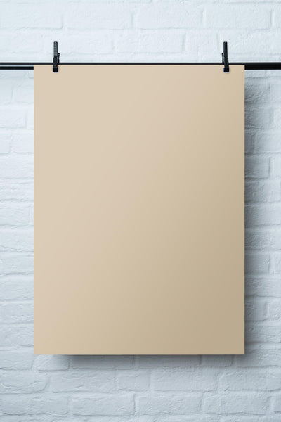 Vinyl Backdrop „Latte" – Beiger Fotohintergrund für Foodfotografie, Made in Germany, 60x90cm
