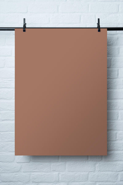 Vinyl Backdrop „Mocca" – Brauner Fotohintergrund für Foodfotografie, Made in Germany, 60x90cm