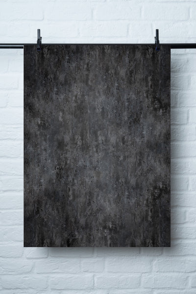 Schwarzer Fotohintergrund „Lakritz" – reflexionsarme Hart-PVC Oberfläche, 60×90 cm