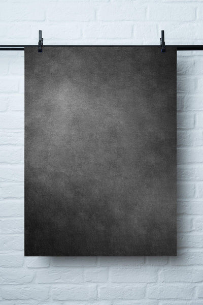 Vinyl Backdrop „Mohn" – Dunkelgrauer Fotohintergrund für Foodfotografie, Made in Germany, 60x90cm