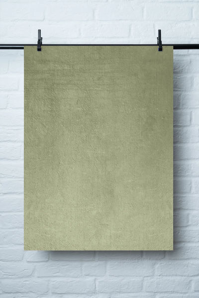 Vinyl Backdrop „Khaki Textur“ – Grüner Fotohintergrund für Foodfotografie, Made in Germany, 60x90cm
