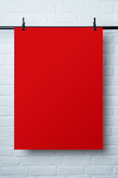 Vinyl Backdrop „Kirsche" – Roter Fotohintergrund für Foodfotografie, Made in Germany, 60x90cm