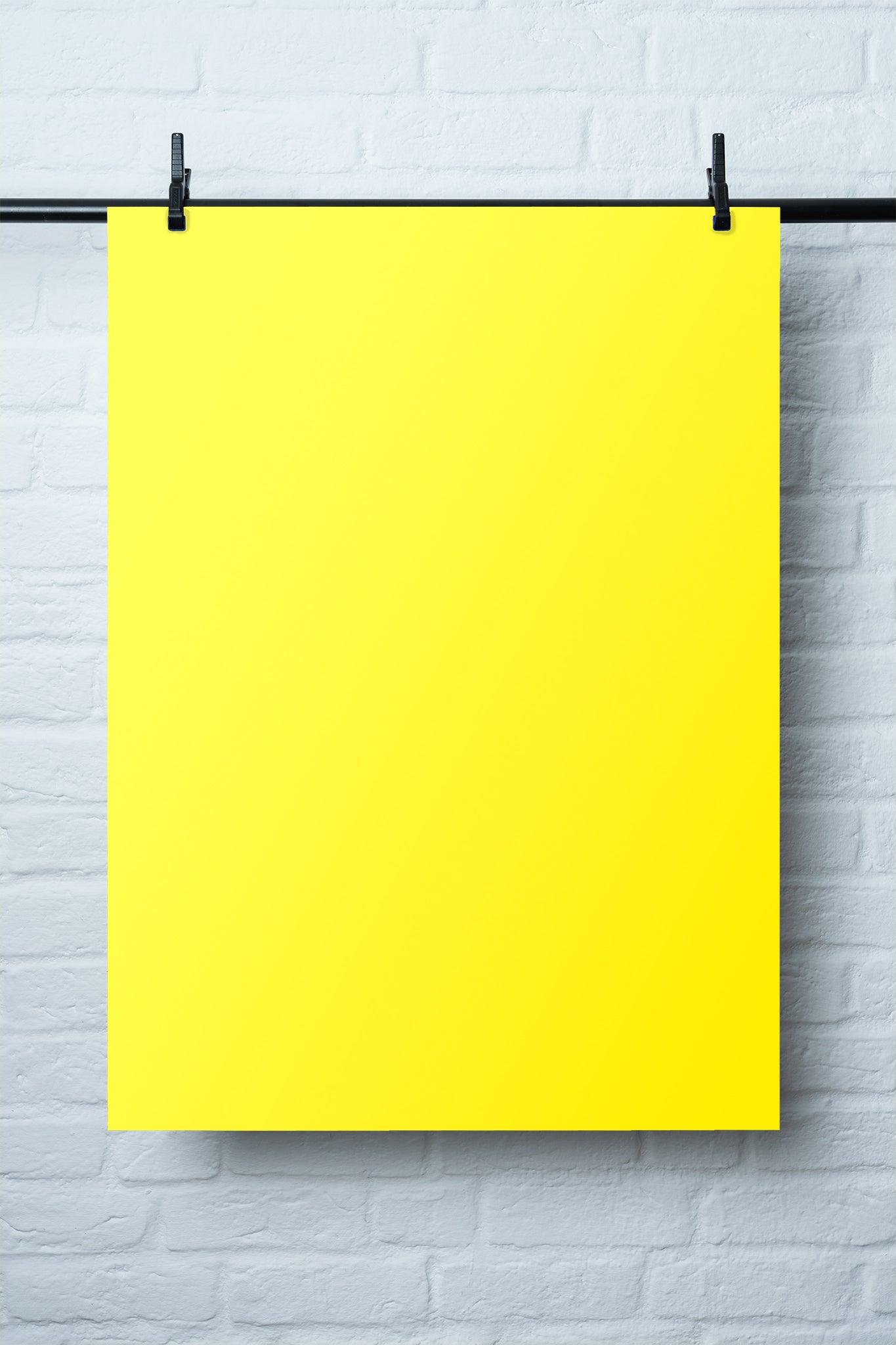 Vinyl Backdrop „Zitrone“ – Gelber Fotohintergrund für Foodfotografie, Made in Germany, 60x90cm